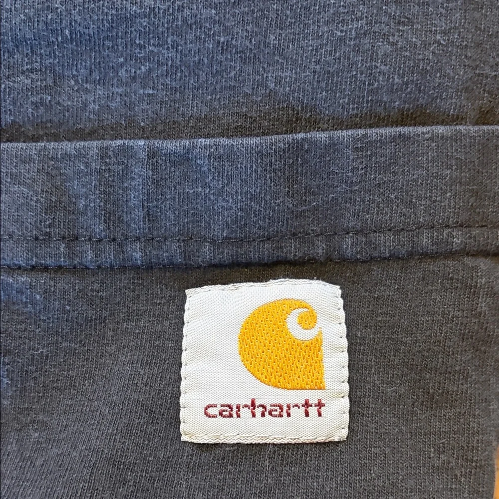 Carhartt Black Pocket Tee and Light Gray Crew T-Shirt - 2-Pack - Picture 3 of 3